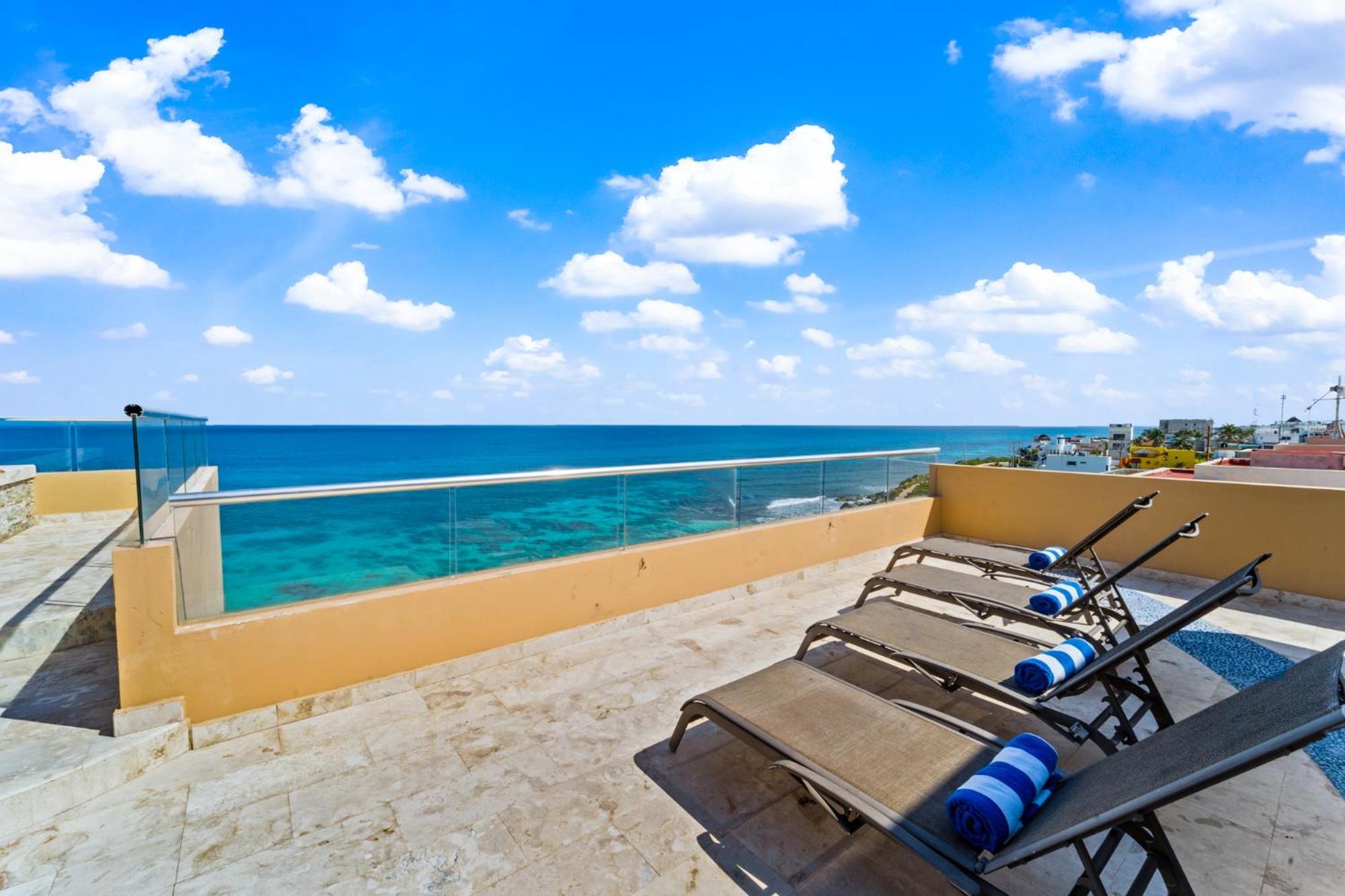 360 Views, Waterfront Penthouse, Rooftop Pool Apartamento Isla Mujeres